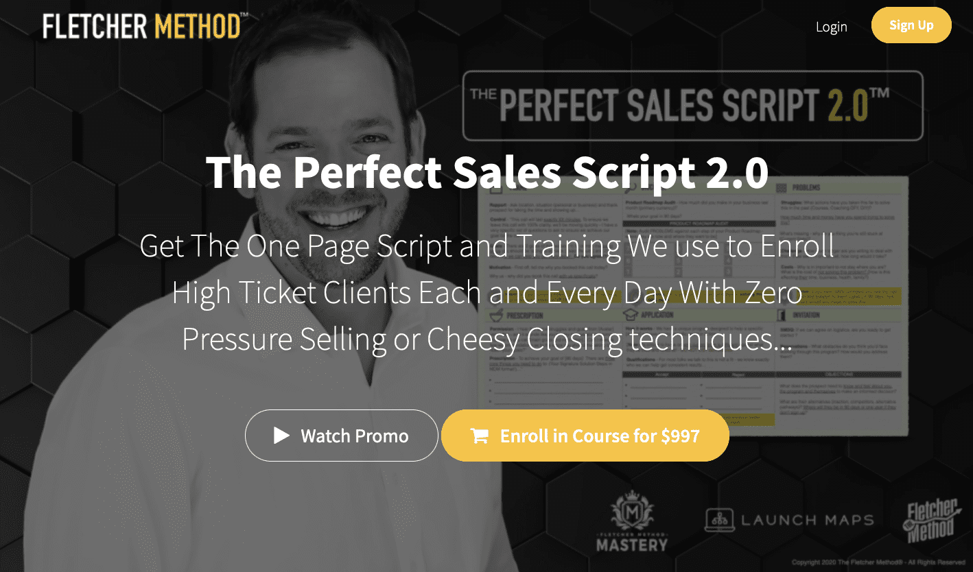 aaron fletcher sales script 2 0 value 997 620849711f162