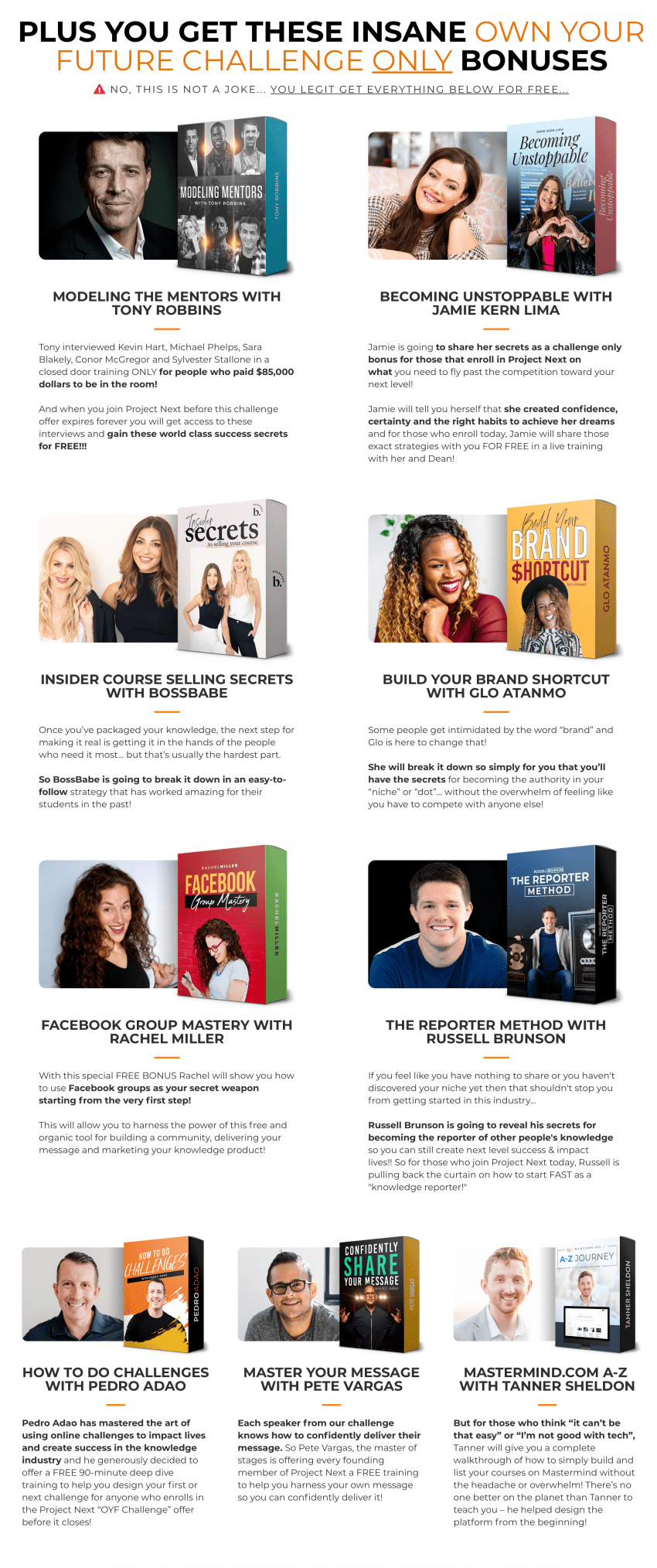 tony robbins dean graziosi project