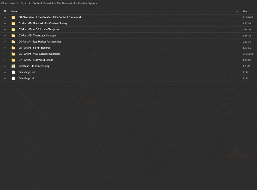 Content Mavericks – The Greatest Hits Content System 2