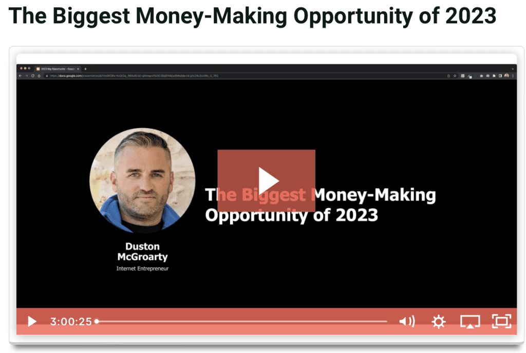 Duston McGroarty – 24 Hour Salesman Clients Tonight 2