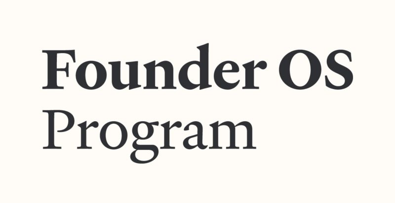 Matt Gray – Founder OS Program 1
