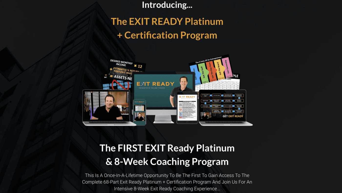 Roland Frasier – Exit Ready Platinum 1