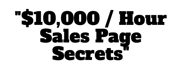 Daniel Throsell – 10000 Hour Sales Page Secrets 1