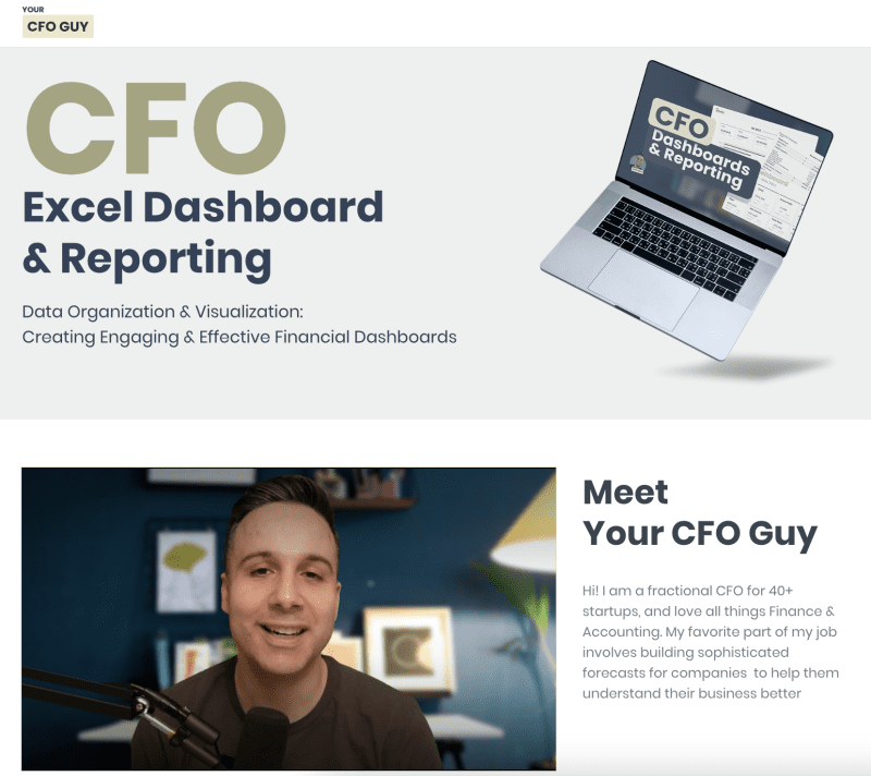 josh aharonoff cfo excel dashboard reporting 65460ad3718f8
