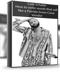 Cole Schafer – How to write words that sell like a Florida Snow Cone Vendor