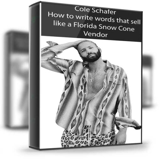 Cole Schafer – How to write words that sell like a Florida Snow Cone Vendor
