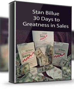 Stan Billue – 30 Days to Greatness in Sales