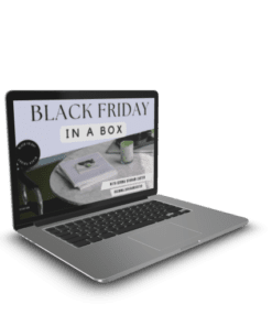 Gemma Bonham-Carter – Black Friday in a Box-Template Pack
