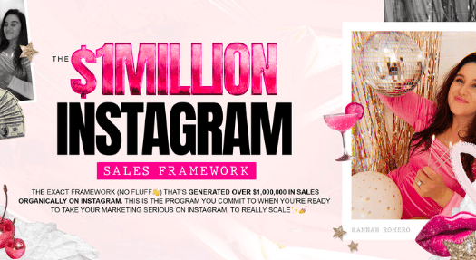 hannah marie romero 1m instagram sales framework 67d268142c0a5