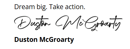 duston mcgroarty 5k a month newsletter coaching program 685e2aecd6703